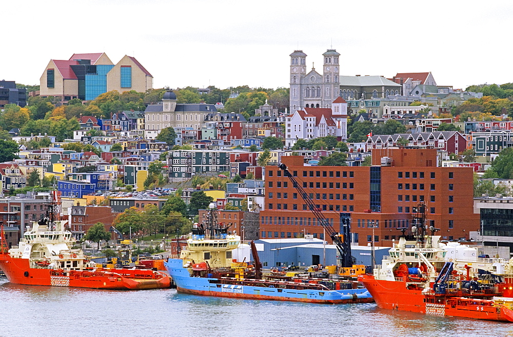 Overview Of Historic Saint John's, Newfoundland, Canada