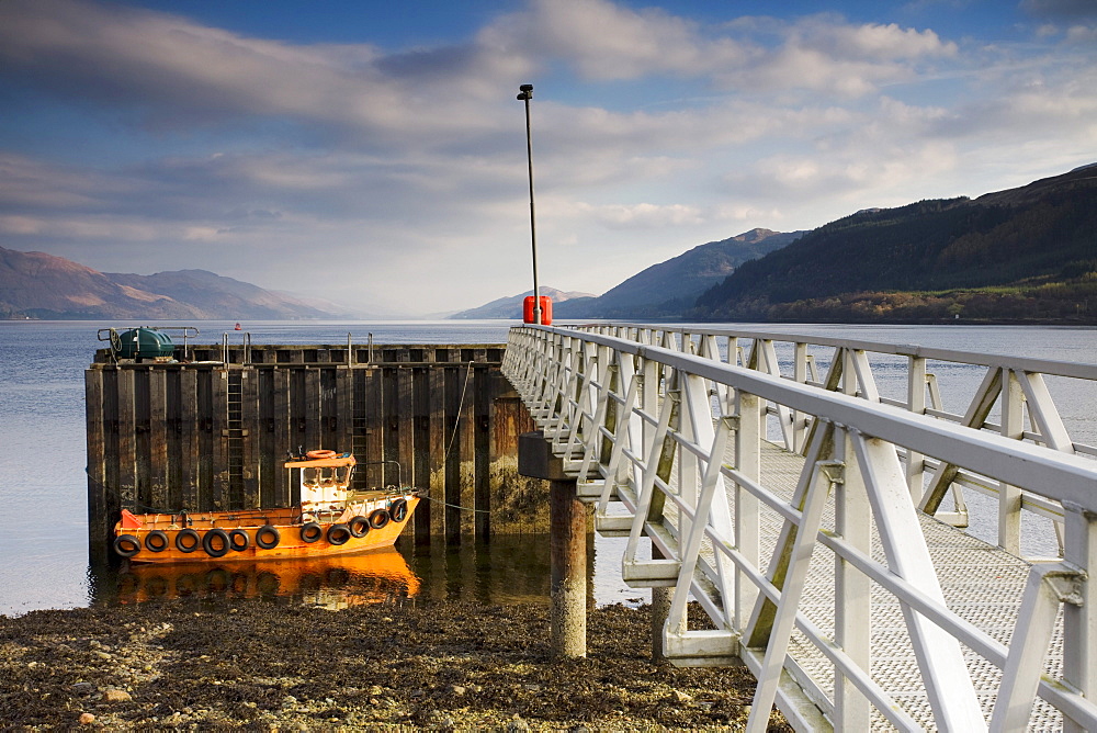 Fishnish Ferry Terminal On The Isle Of Mull, Scotland