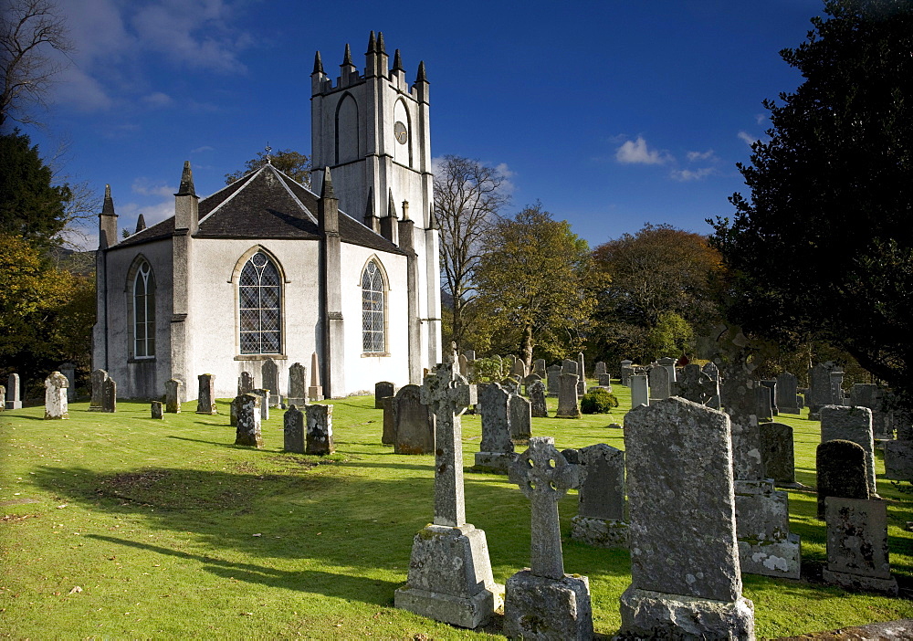 A Church And Cemetery, Scotland