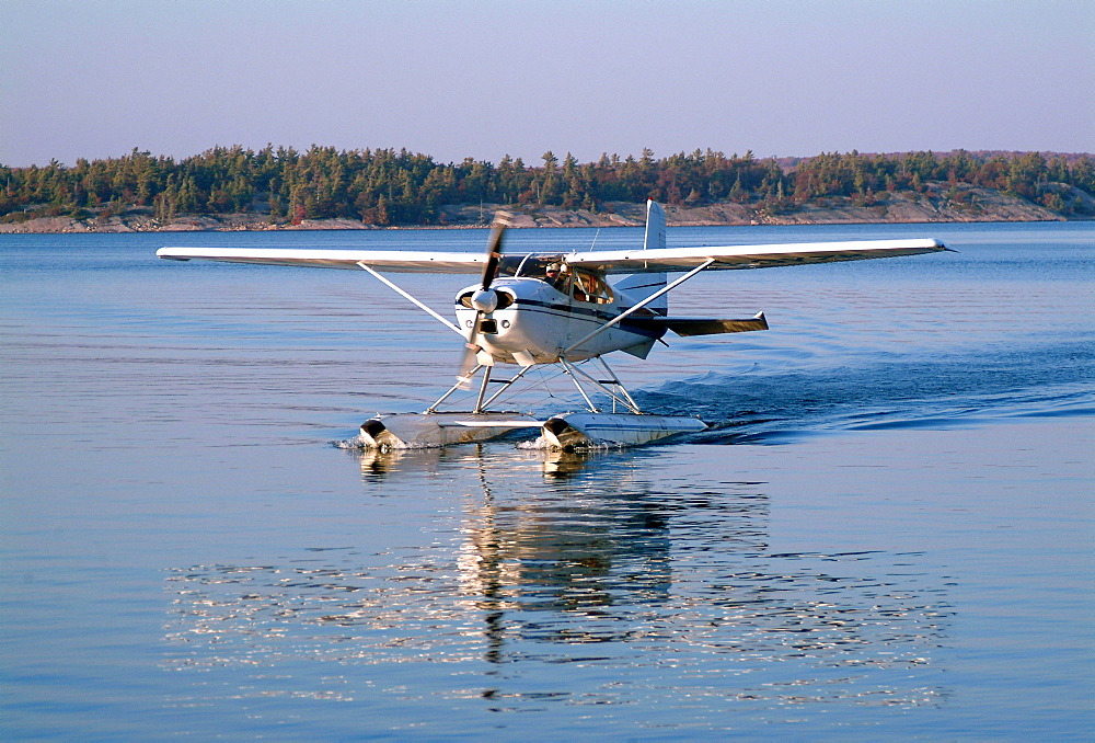 A Float Plane On Water