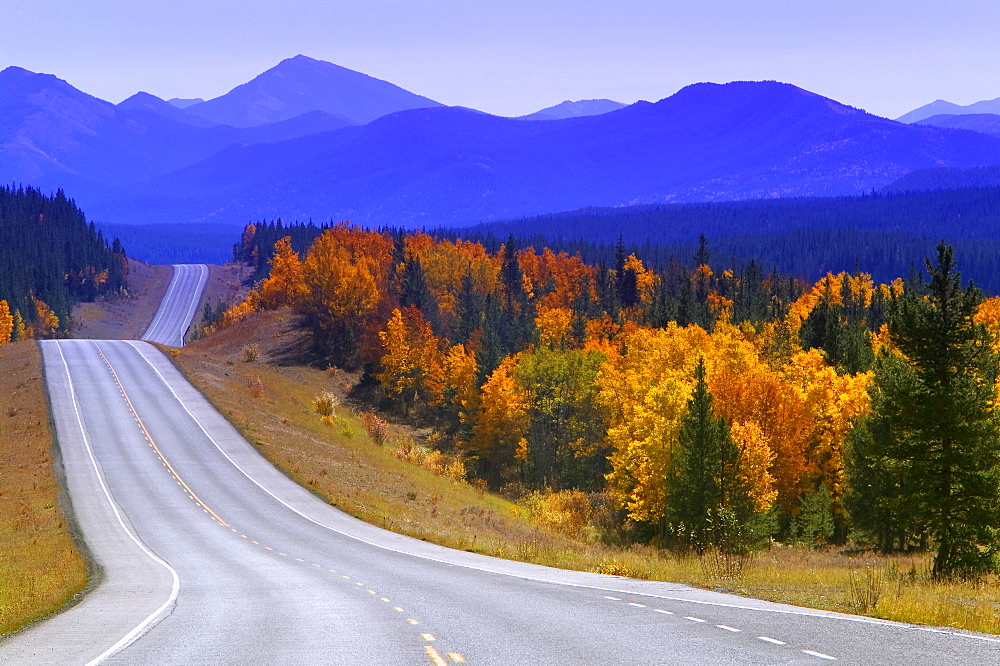 Highway, Kananaskis Country, Alberta, Canada