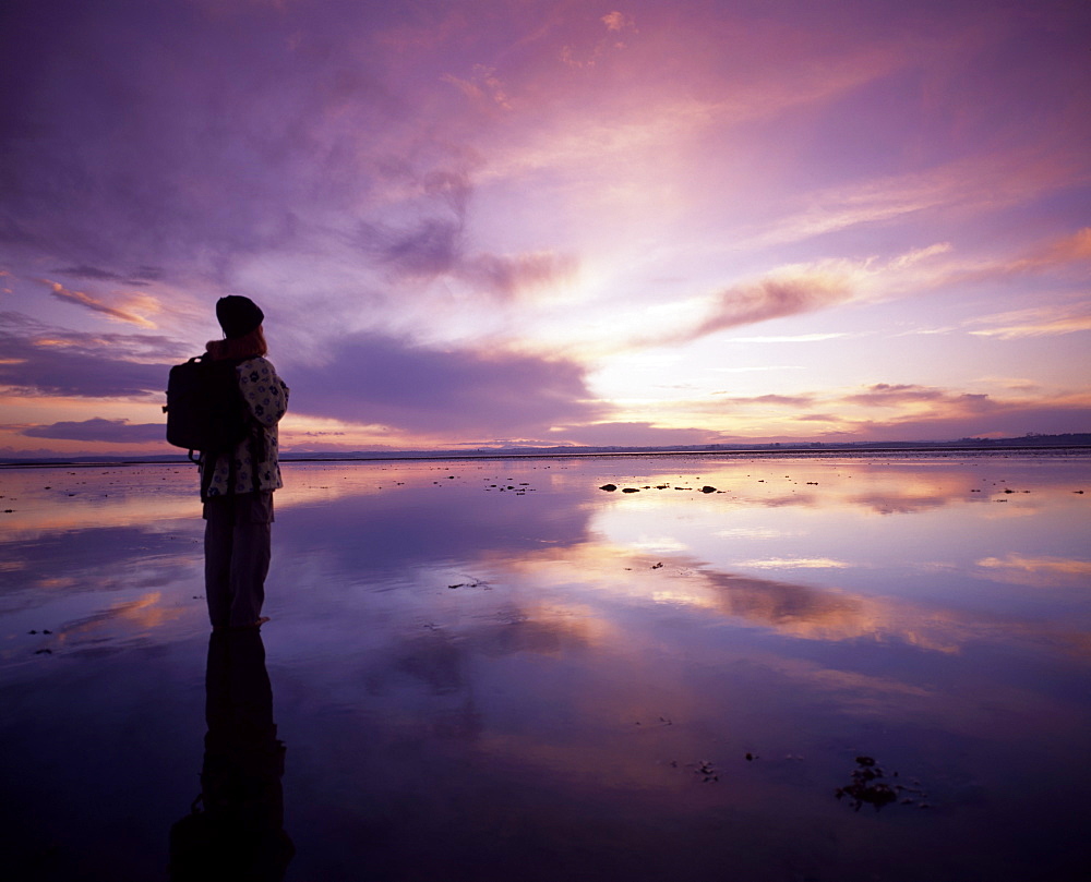 Hiker, Strangford Lough, Co Down, Ireland