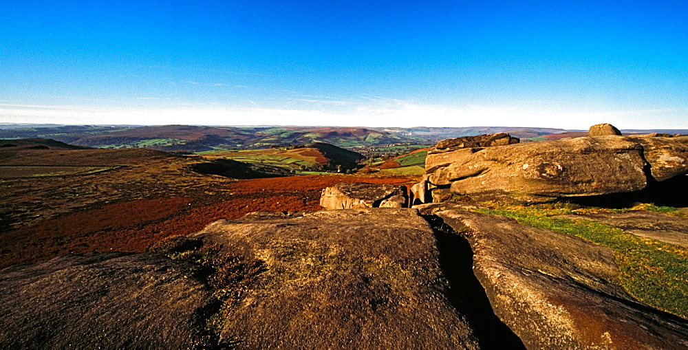 Higger Tor, Peak District National Park, Derbyshire, England, Europe