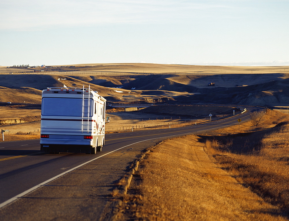 Rv Driving On The Road