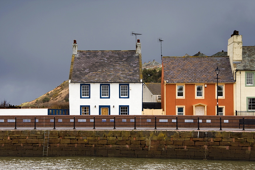 Houses On Waterfront, Maryport, Cumbria, England