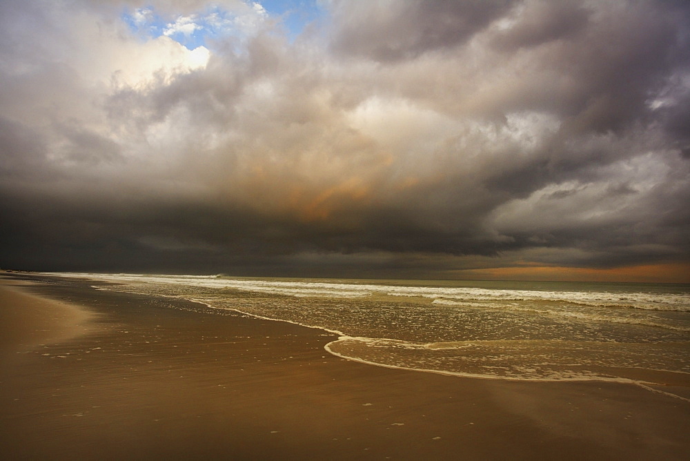 Storm Clouds Over Beach