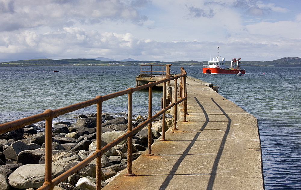 Pier And Boat In Water