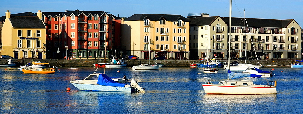 Dungarvan, Co Waterford, Ireland, Boats In The Harbour