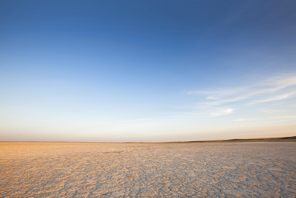 Dry Ground Reaching Into The Horizon