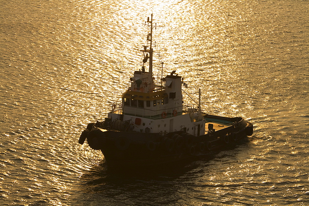 Puerto Quetzal, Guatemala, Central America, Tug Boat