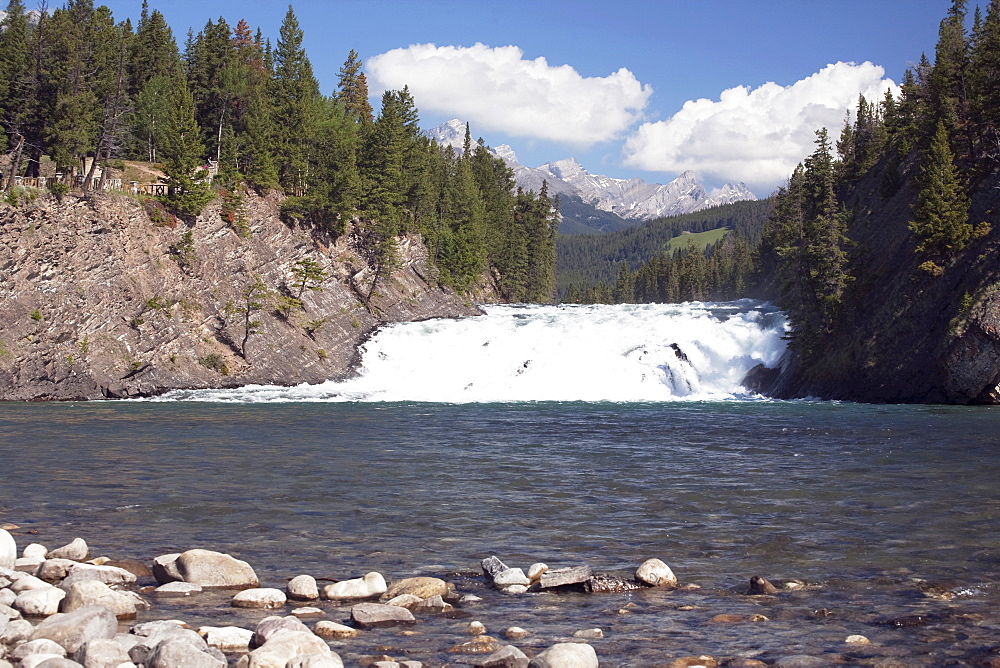 Bow Falls, Bow River, Banff National Park, Alberta, Canada