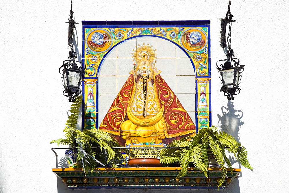 Chiclana, Andalusia, Spain, A Picture Of The Virgen De Los Remedio