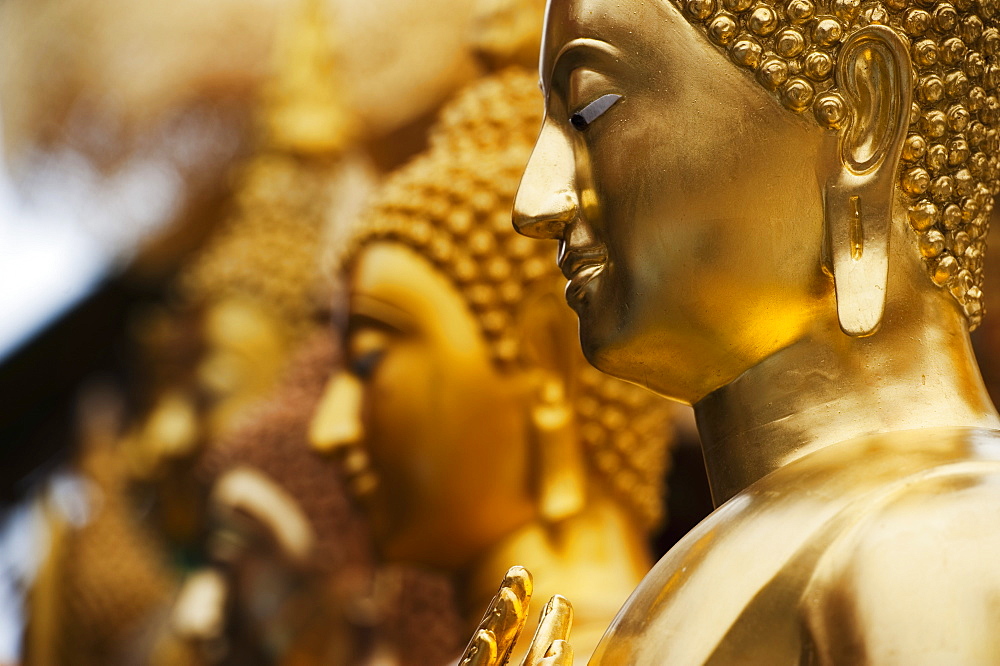 Buddhas In A Row At Doi Sutep Temple, Chiang Mai, Thailand