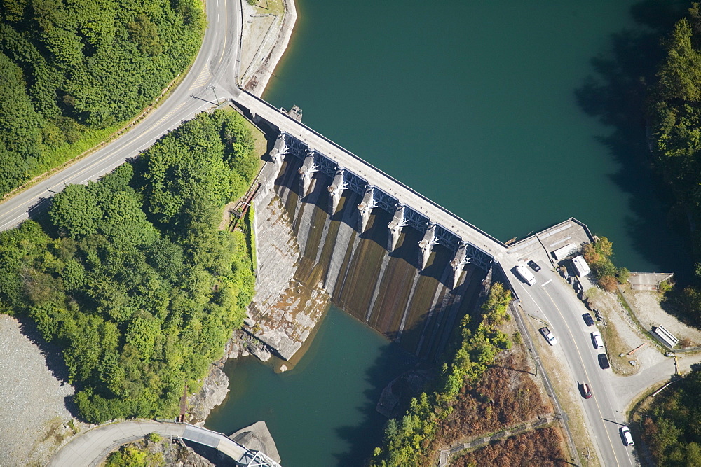 Stave Lake Dam, Canada, British Columbia, Fraser Valley