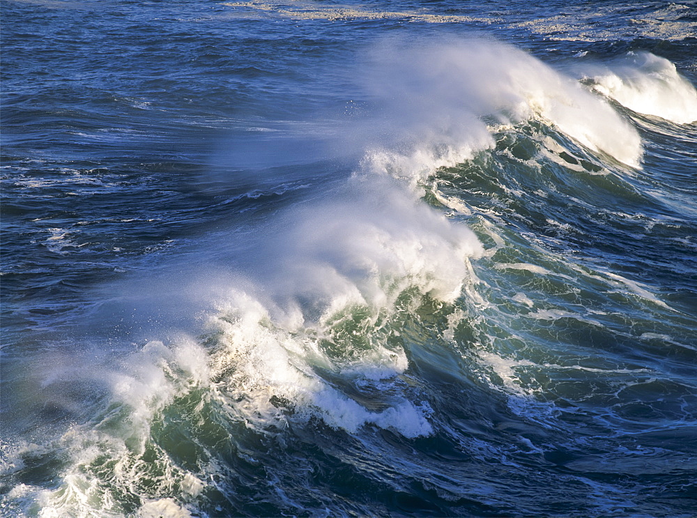 Wave Breaking At Shore Acres State Park, Charleston, Oregon, United States Of America