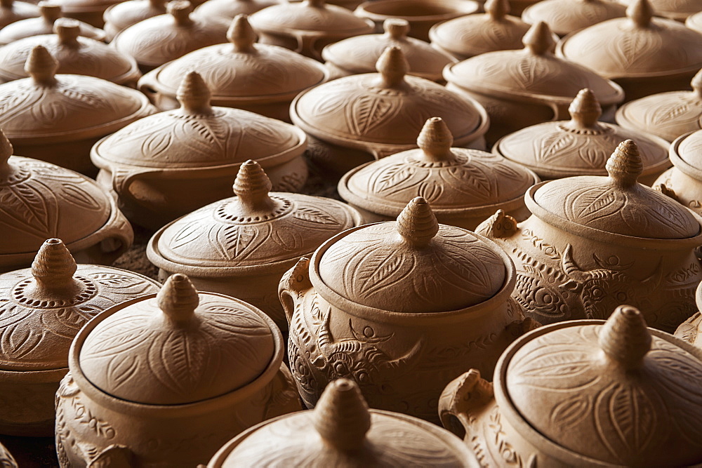 Handmade Black Pottery Before Firing, Zhongdian, Yunnan, China