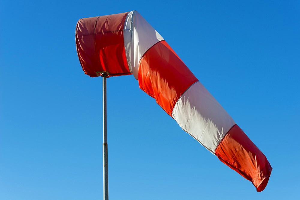 A Windsock Against A Blue Sky, Locarno, Ticino, Switzerland