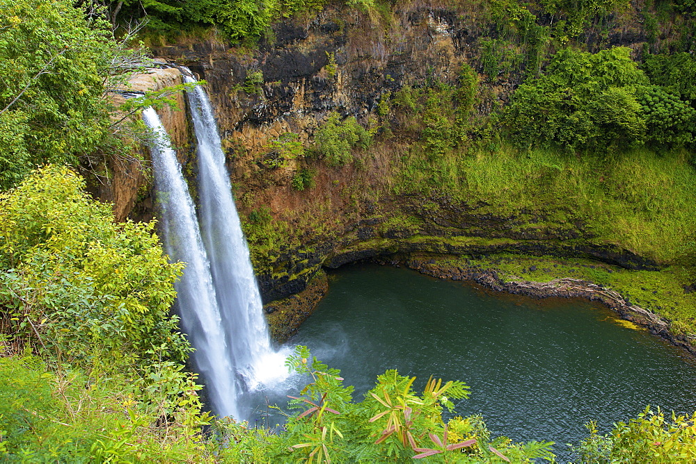 Wailua Falls, Kauai, Hawaii, United States Of America