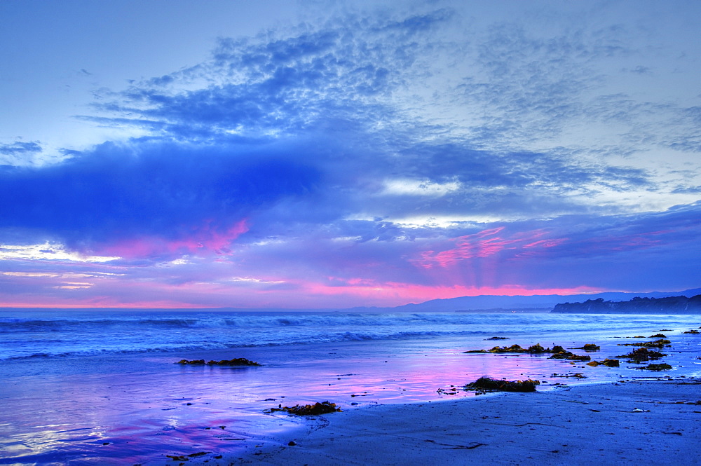 Beautiful Sunset After A Rainstorm, Santa Barbara, California, United States Of America