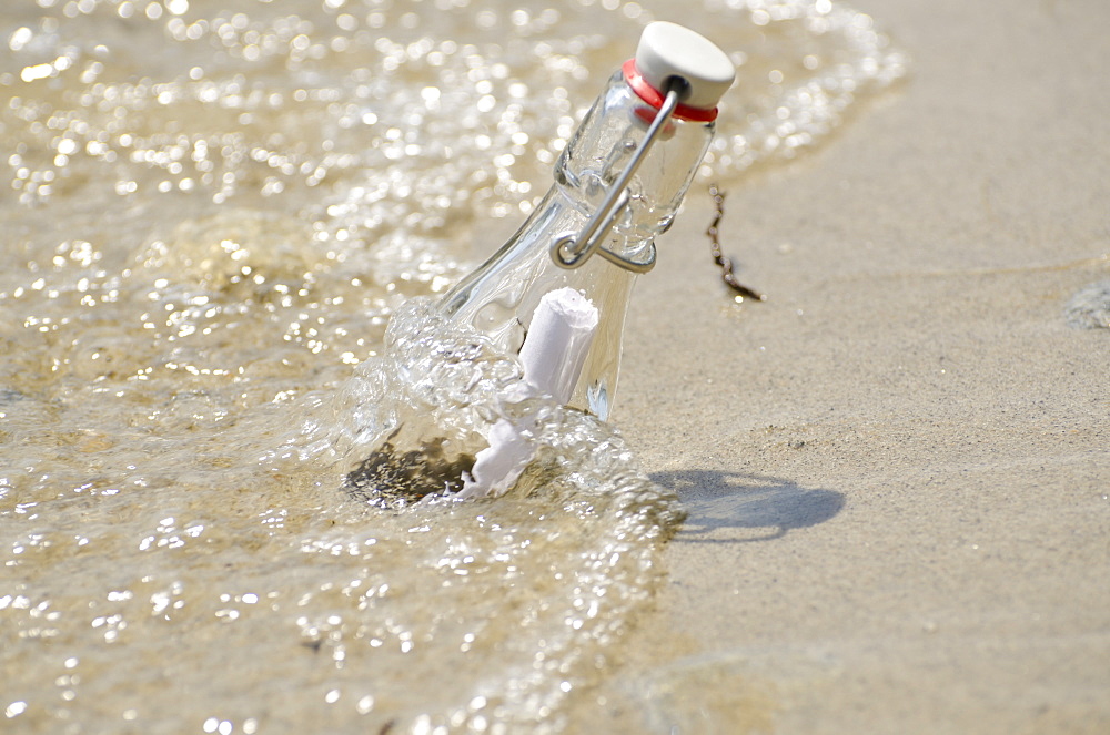 Message in a bottle, Locarno ticino switzerland