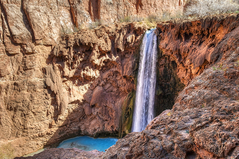 Mooney Falls, Havasupai Reservation, Arizona, United States Of America