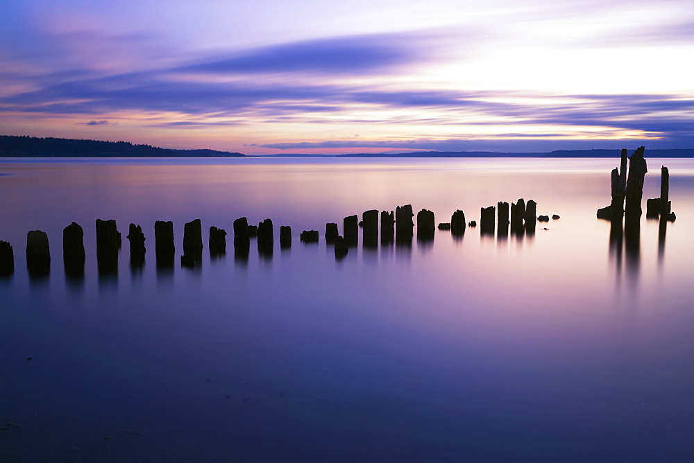 Sunset At Picnic Point, Everett, Washington, United States Of America