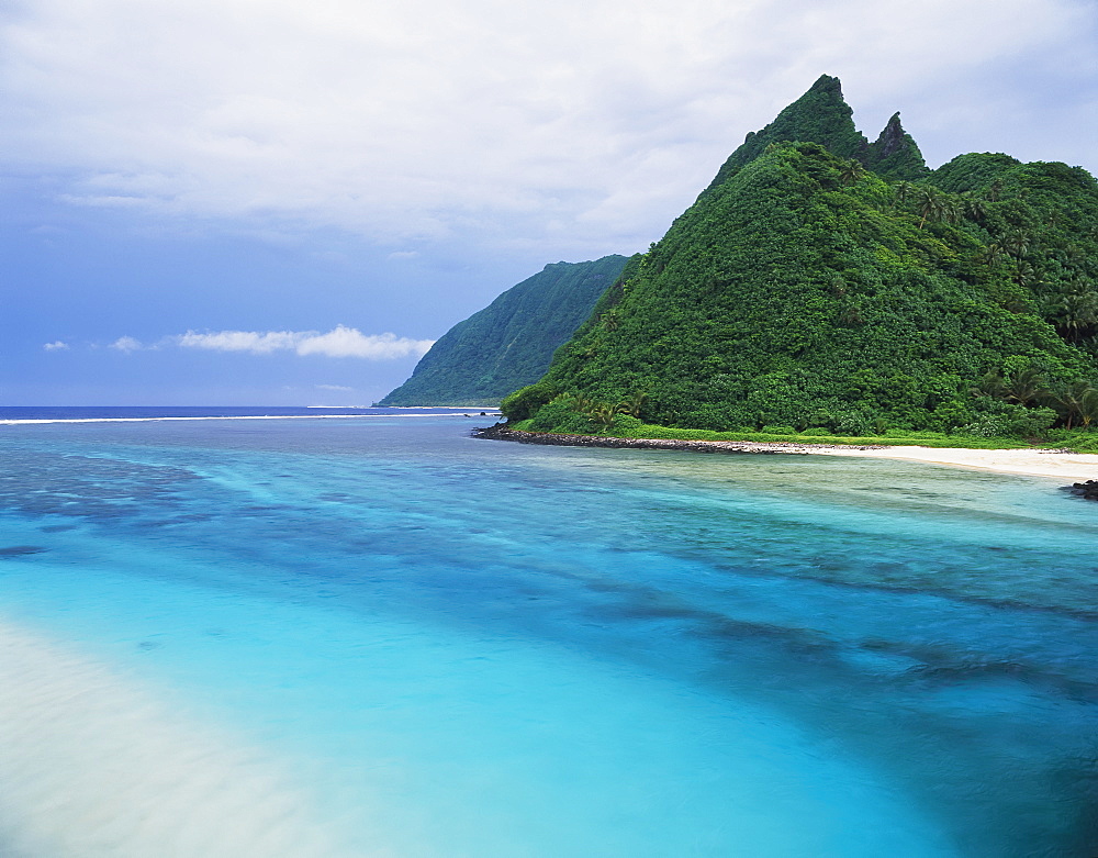 A River Channel Running Through Ofu Island, American Samoa