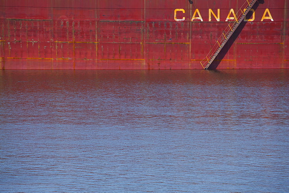 Ship On St. Lawrence River, Montreal, Quebec, Canada