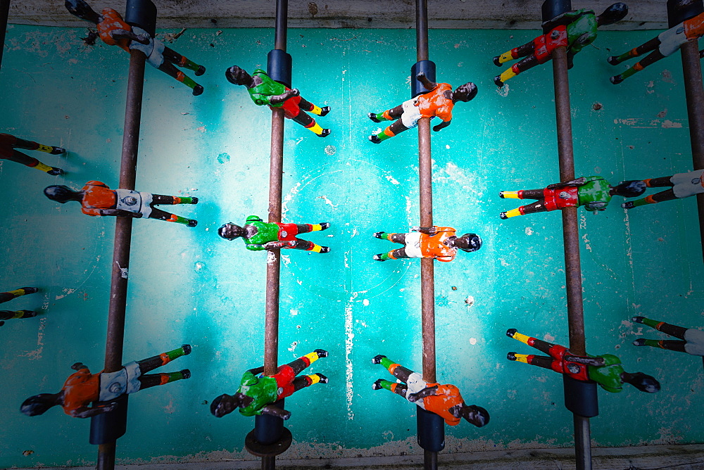 Table Football Game, Tarifa, Cadiz, Andalusia, Spain