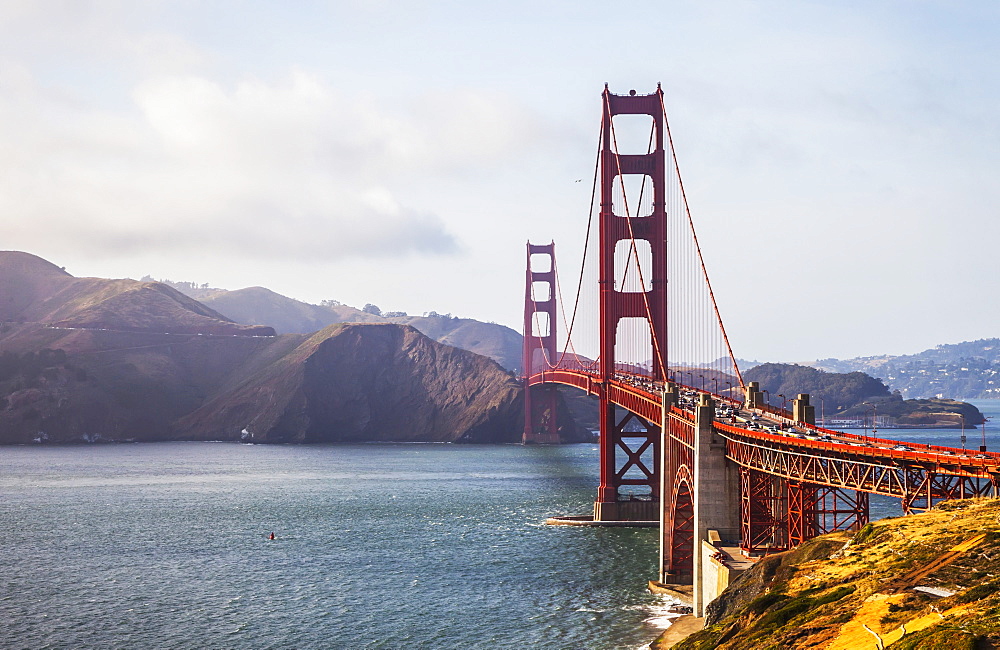 View Of The Golden Gate Bridge From Fort Point, San Francisco, California, United States Of America