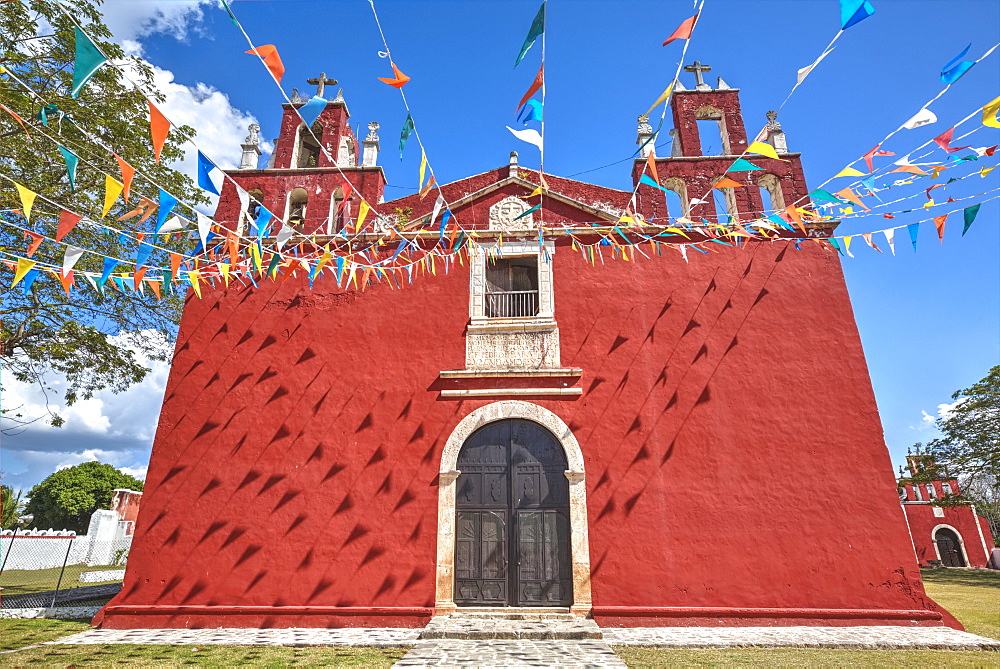 Teabo Convent Of Saints Peter And Paul, Built In Late Seventeenth Century, Route Of The Convents, Yucatan, Mexico