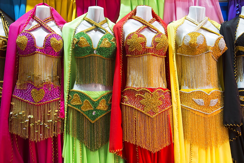 Belly Dancing Dresses For Sale, Khan Al-Khali Bazaar, Cairo, Egypt