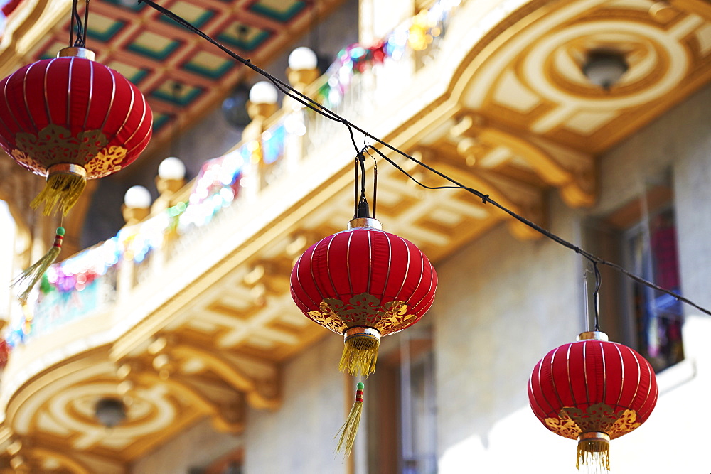 Lanterns, China Town, San Francisco, California, United States Of America