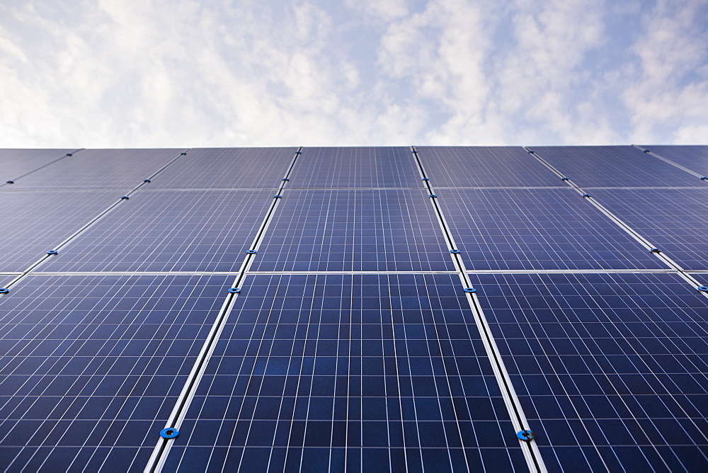 Solar Panels In Field, Bloomfield, Ontario, Canada