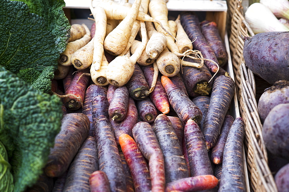 Turnips At A Farmers Market, Frankfurt, Germany