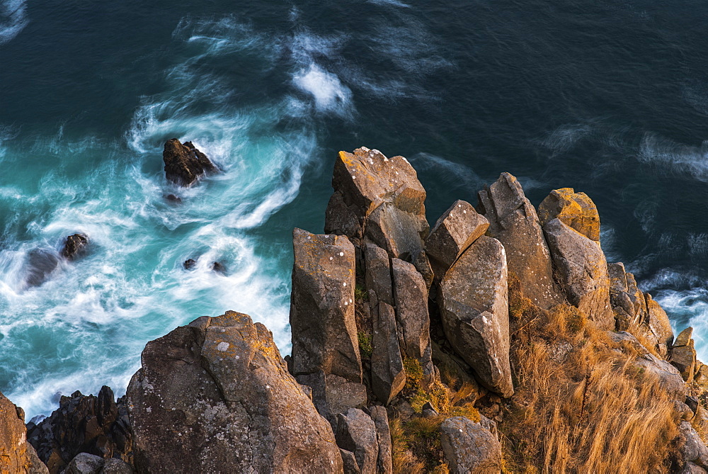 Rocks And Surf Are Spectacular At Oswald West State Park, Oregon, United States Of America