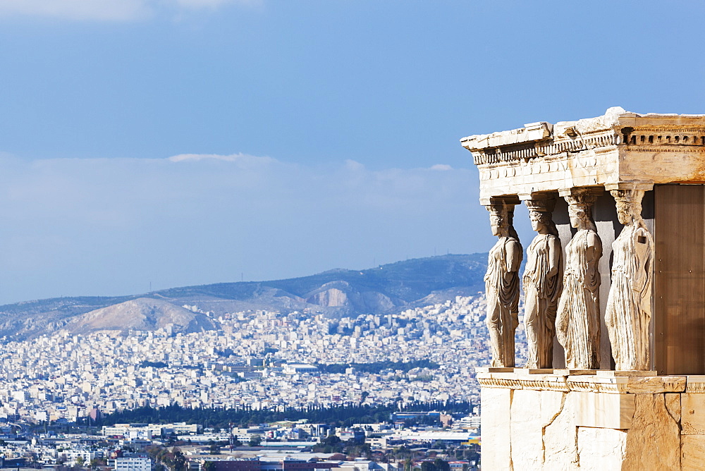 Caryatid Porch Of The Erechtheion, Athens, Greece