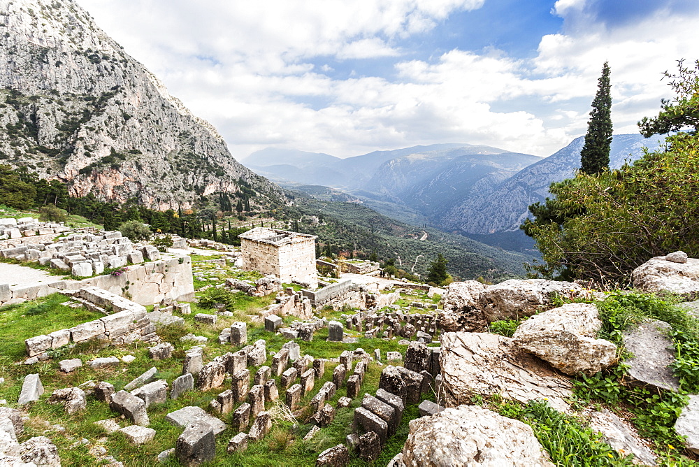 Treasury Of Athenians, Delphi, Greece