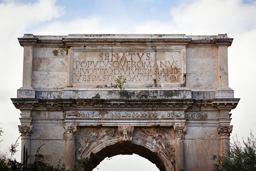 Arch Of Titus, Rome, Italy