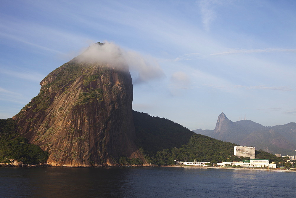 Fora Beach, Christ The Redeemer Statue And Sugarloaf Mountain, Rio De Janeiro, Brazil