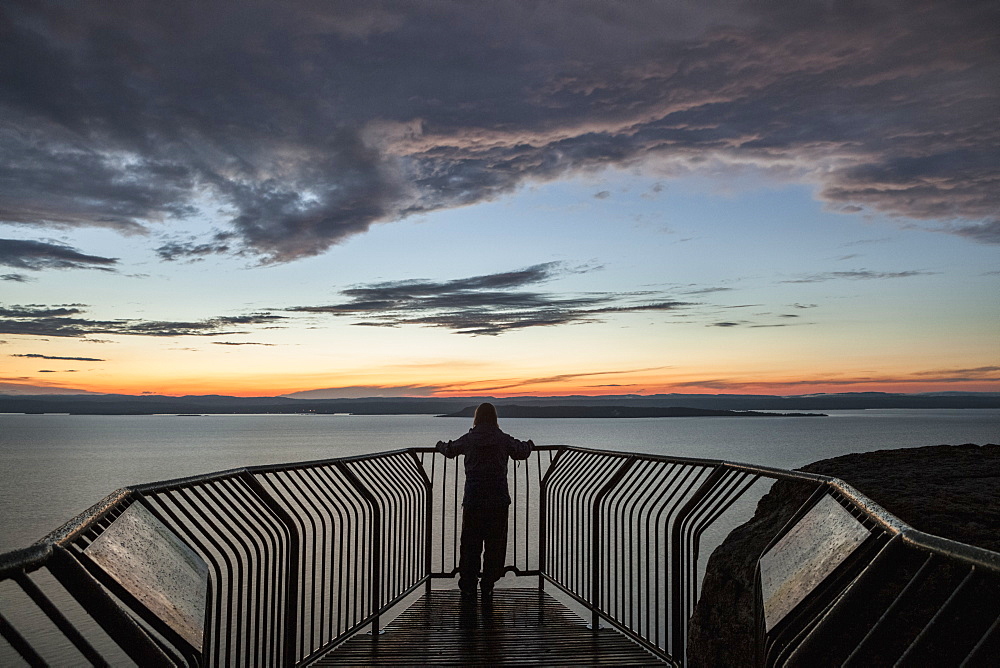 Lookout Over Lake Superior At Sunset, Thunder Bay, Ontario, Canada