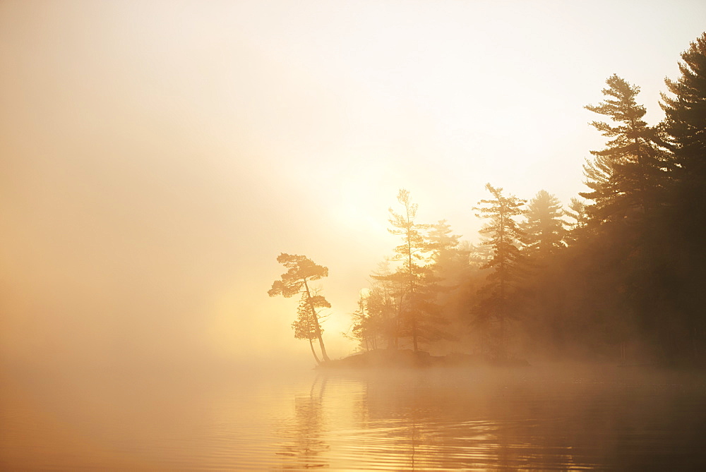 Sunrise On The Severn River At The Mouth Of Wood Bay, Ontario, Canada