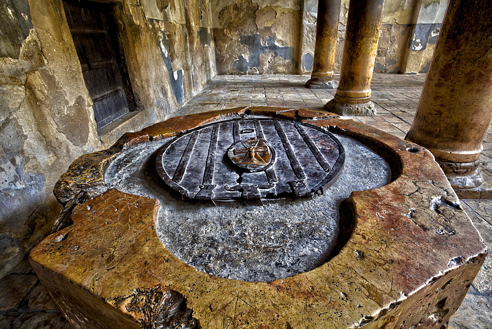 Baptistry In The Church Of The Nativity, Bethlehem, Israel