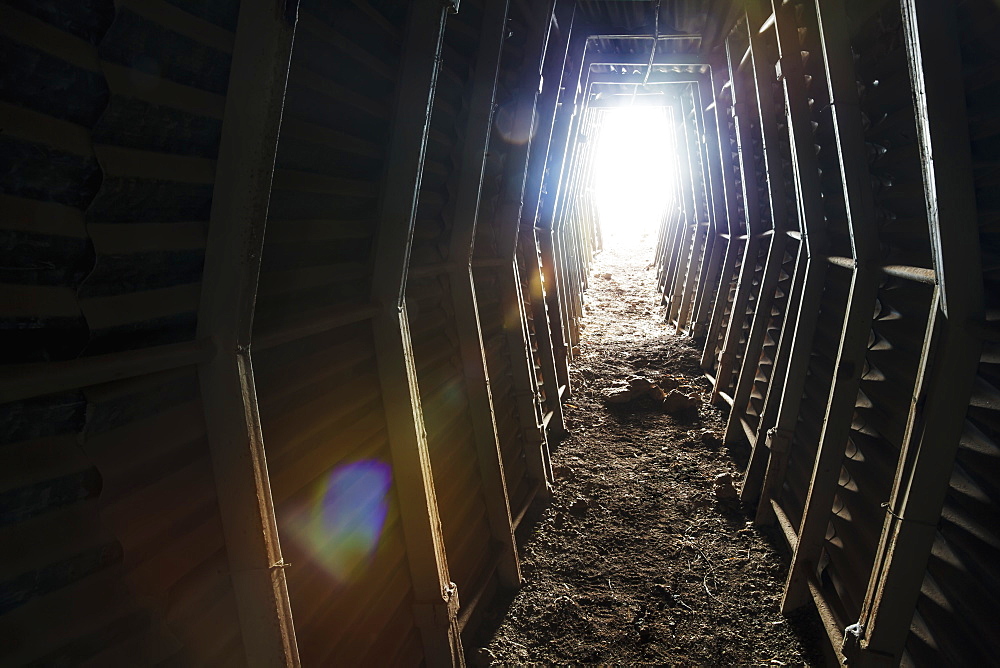 Old Syrian Army Bunker, Golan Heights, Israel