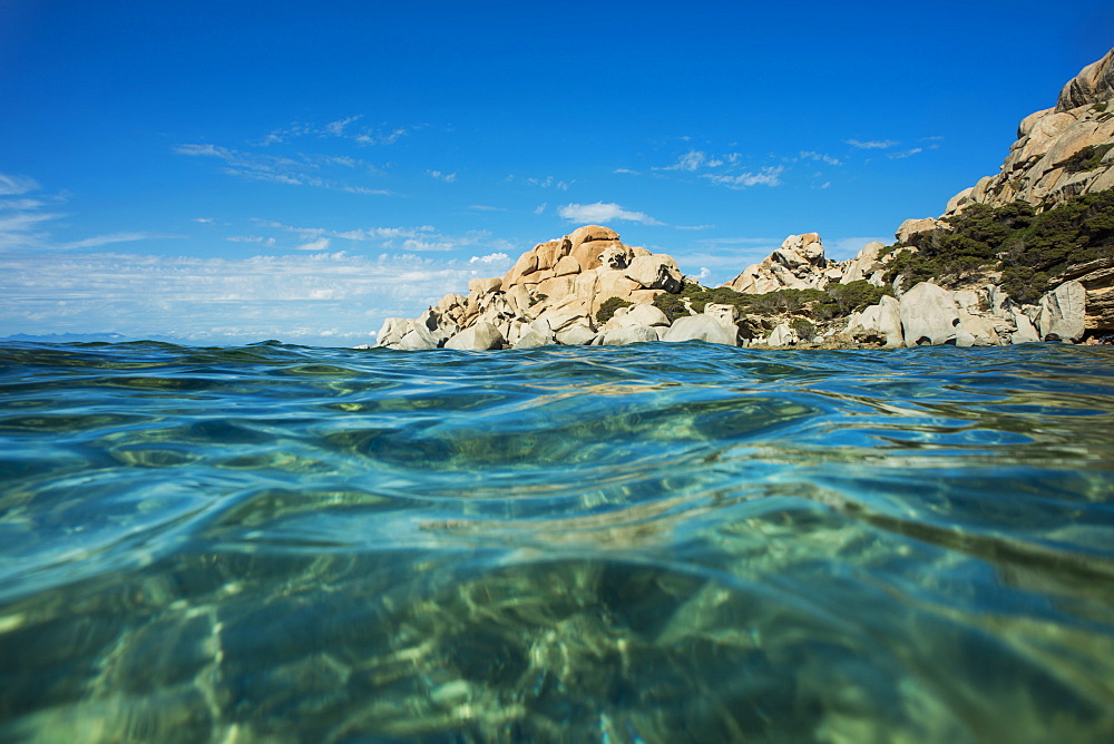 Clear Waters In Valle Della Luna, Santa Teresa, Sardinia, Italy