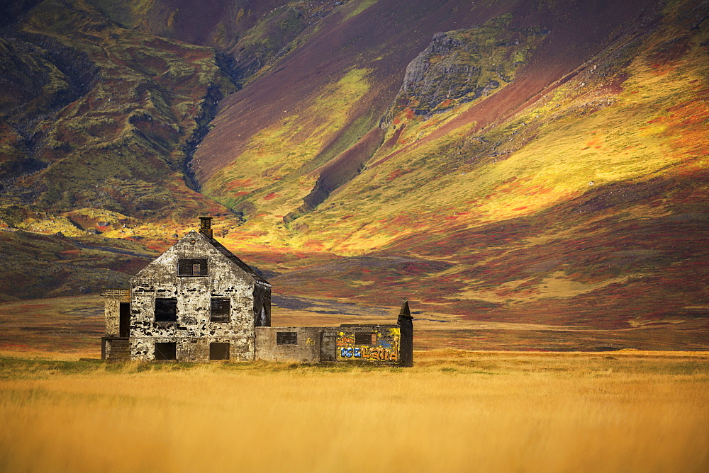 Abandoned House In Rural Iceland, Snaefellsness Peninsula, Iceland