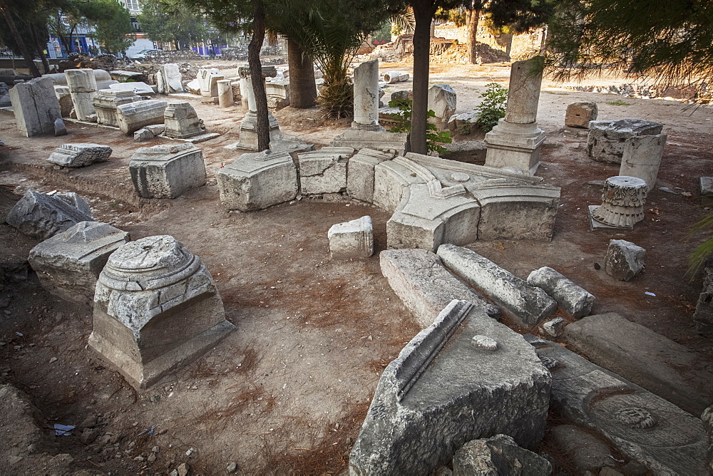 Stone Ruins At A Biblical Site, Thyatira, Turkey