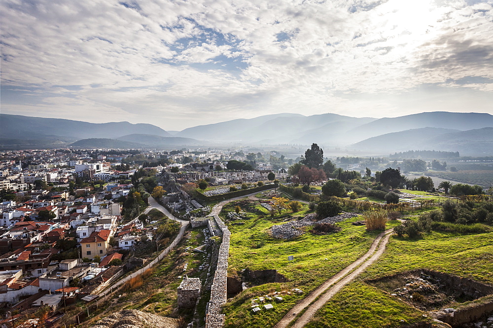 Selcuk Castle And Cityscape, Ephesus, Turkey