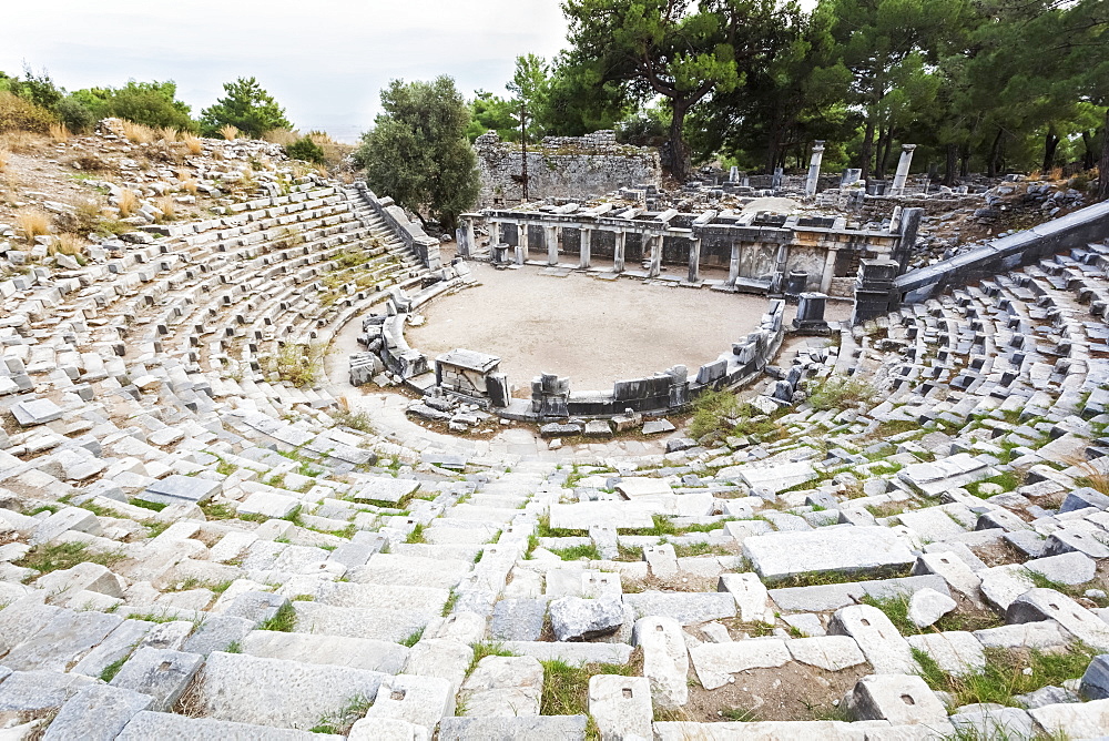 Ruins Of An Amphitheatre, Priene, Turkey