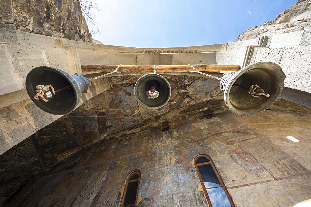 Bells Of The Church Of The Dormition In The Vardzia Cave Monastery, Meskhetii, Georgia